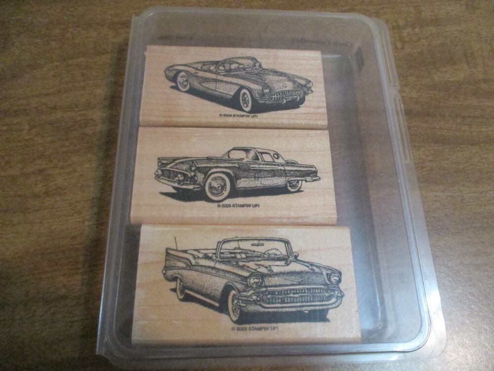 STAMPIN UP RUBBER STAMP SET CLASSIC CONVERTIBLES